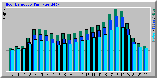 Hourly usage for May 2024